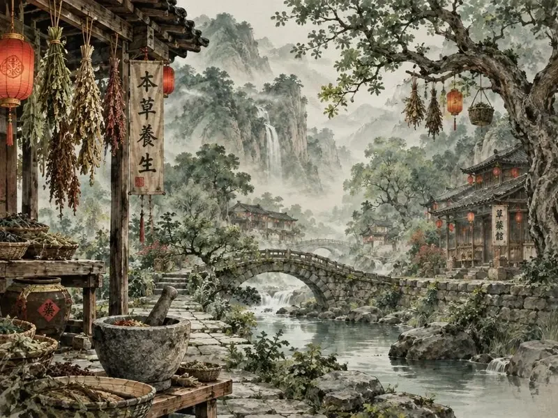 药王谷门派意境图